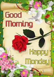 Flowery Good Morning Happy Monday Quote Pictures Photos And Images For Facebook Tumblr Pinterest And Twitter