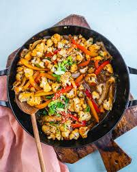 It also picked up a little bit of charred goodness, too. Easy Cauliflower Stir Fry A Couple Cooks