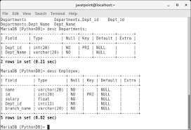 Mysql add index to existing table Python Mysql Join Operation Javatpoint