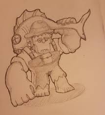 • animacje brawl stars dla kanału draw it cute. Skin Idea Frank Fisherman Brawlstars