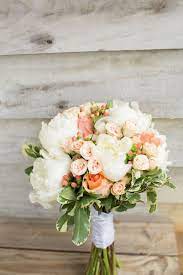 Charming wedding day pink and white flowers via. Southern Country Wedding Ideas Rustic Wedding Chic Peach Wedding Flowers Flower Bouquet Wedding Blush Bouquet Wedding