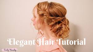 Ladies best ponytail hairstyles for medium hairs: Elegant Pentecostal Updo Youtube