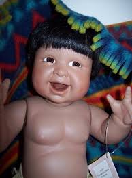 ASHTON DRAKE/SHERRY HOUSLEY ALL PORCELAIN "PEEK-A-BOO BUNNY" W/COA