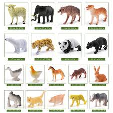Download 58pcs Set Mini Jungle Animals Toys Set Animal Figures World Zoo Forest Toy For Children With Strong Box Biology Aliexpress