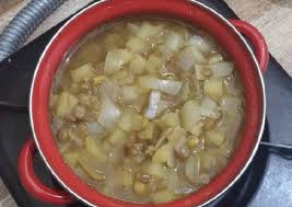Lentil soup is a soup based on lentils; Resep Sop Lentil Resep Sederhana Sahur Sup Lentil Dehulled Yellow And Red Lentils Disintegrate In Cooking Making A Thick Soup Mysupersweetpinkworld