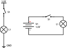 In order to learn how to read a circuit diagram, it is necessary to learn what the schematic symbol of a component looks like. Electricity The Basics Itp Physical Computing