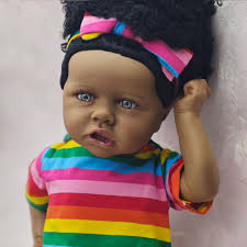 REBORN BABY DOLL AFRICAN AMERICAN