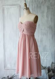 Bridesmaid Dress Dusty Rose Chiffon Dress Wedding Dress Etsy Dusty Rose Bridesmaid Dress Chiffon Pink Dress Short Mismatched Bridesmaid Dresses