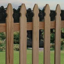 Shop Severe Weather Pine French Gothic Pressure Treated Wood Fence Picket Panel Common 3 5 Ft X 8 Ft Actual Picket Fence Panels Fence Panels Wood Fence