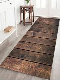 Retro Wood Board Pattern Water Absorbing Area Rug In 2020 Floor Area Rugs Rugs On Carpet Floor Rugs