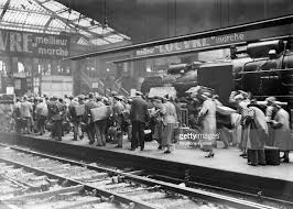 Holiday Departure At The Gare St Lazare In July 1929 In Paris Paris Departures Paris France