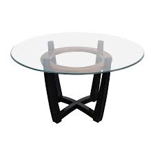 Bassett mirror elation coffee table. 88 Off Macy S Macy S Elation Round Glass Dining Table Tables