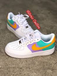 Nike Af1 Caramel Pastel The Custom Movement Cute Nike Shoes Nike Nike Af1