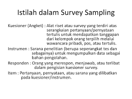 We did not find results for: Survey Sampling Analisis Validitas Reliabilitas Dan Uji Homogenitas Wahyu Dwi Lesmono S Si Ppt Download