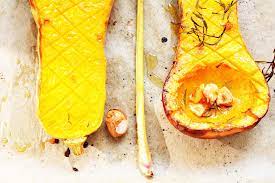 Butternut Kurbis Gebackenes Herbstgemuse Rezept