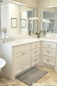 Bathroom is a great place to start playing with ideas shabby chic theme. 13 Best L Shaped Double Vanity Bathroom Inspiration Ideas L Shaped Bathroom Bathrooms Remodel Bathroom Inspiration