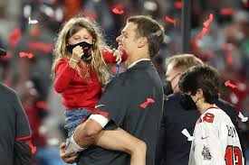 Tom brady continues to make nfl history with each passing season, making a hall of fame career just from his play since turning playing in five super bowls since turning 37 has allowed brady to become the goat of nfl players, as his four championships in. Tom Brady Hugs Family After Super Bowl Triumph In Viral Video Watched 2 Million Times