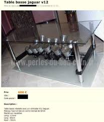 Rien d'anormal jusqu'ici mais il suffit de soulever le couvercle pour s'apercevoir que ce mobilier est bien sur les sites de ventes entre particuliers comme le bon coin, il est possible de dénicher, parfois, de petites perles et des objets traditionnels et de. Table Basse Avec Moteur V12 De Jaguar Perles Du Bon Coin
