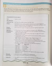 solved case programming assignments lator dc chart design