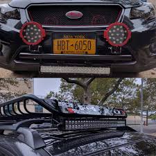 Changed Out My Hella Lights And Bought Another Led Light Bar For The Basket Subaru Wrx Sti Impreza Fo Subaru Crosstrek Subaru Forester Mods Subaru Outback