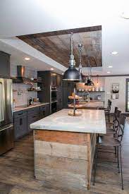 A double island kitchen opens up a formerly dark and cramped space. Pin By Caitlin Smith On Kitchen Dining Room Kitchen Remodel Fixer Upper Kitchen Modern Kitchen