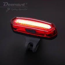 Deemount Cob Usb Recarregavel De Bicicleta Luz Traseira Da Bicicleta Luz De Aviso De Seguranca Luz Traseira Lampada Bike Lights Bicycle Lights Rear Bike Light