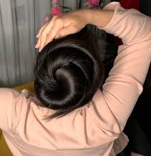 Your face shape and hair texture. Video Heavy Mane Big Buns Realrapunzels Big Bun Hair Bun Hairstyles For Long Hair Long Hair Ponytail
