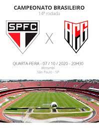 Com um ótimo segundo tempo e atuação de destaque dos meninos da base, o tricolor goleia o atlético go, faz as pazes com a vitória e se. Sao Paulo X Atletico Go Veja Onde Assistir Escalacoes Desfalques E Arbitragem Brasileirao Serie A Ge