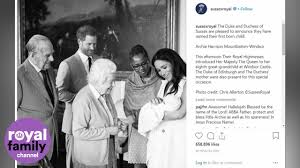 And all the photos are lovely. Baby Sussex Is Named Archie Harrison Mountbatten Windsor Youtube