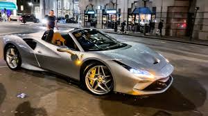 Contact the authorized ferrari dealer maranello sales for further information. First Ferrari F8 Spider In London Engine Sound Driving And Roof Youtube