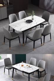 ( 3.0 ) out of 5 stars 13 ratings , based on 13 reviews current price $206.01 $ 206. Rectangular Extendable Faux Marble Dining Table With Marble Veneer Top Modern Dining Table 55 To 71 Wood Legs Dining Table Marble Marble Top Dining Table Modern Marble Dining Tables