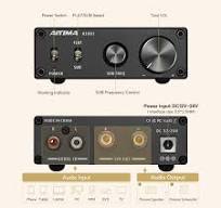 AIYIMA A1001 100 W subwoofer/stereofoniczny wzmacniacz audio klasa D HiFi  cyfrowa moc pulpitu AMP do domowego audio niesamowite kino z zasilaniem 24  V ...