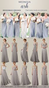 Ash Chiffon Bridesmaid Dresses With Lace Long On A Budget Bridesmaids Long Dresses Long Dresses Wedding Dresses 2017 Trend Bridesmaid Dresses Bridesmaid