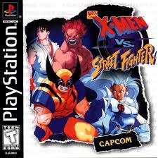 X Men Vs Street Fighter Street Fighter Man Vs Playstation Games