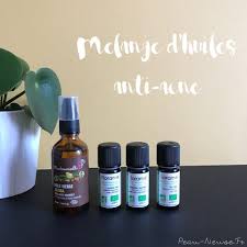 Melange D Huiles Anti Acne Acne Produits De Beaute Acne Traitement Naturel