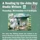 A Reading by the John Hay Studio Writers event image