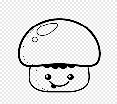 Gambar hitam putih kartun lucu. Lucu Ilustrasi Kartun Jamur Png Pngegg
