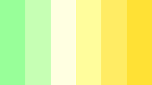 Cool colors are a) yellow, blue, and red or b) blue, green, and violet. Mint And Yellow Color Scheme Green Schemecolor Com