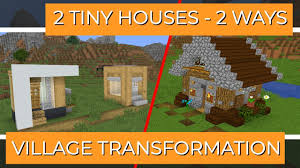 Maybe you would like to learn more about one of these? Minecraft How To Transform A Village In Modern Rustic Small Houses With Avomance Kylekraft Youtube