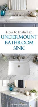 how to install an undermount sink