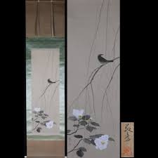 絵画 【宙】模写 安田靫彦「白椿」絹本 掛軸 サイン落款有 共箱 文化勲章 芸術院会員 紅児会結成 1T17.hqC 通販超特価  orionsutures.com
