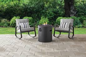 Mar 07, 2021 · propane fire pits can be turned off by either a control panel or by shutting off access to the propane tank. Mainstays 23 Inch Round Pillar Propane Gas Outdoor Fire Pit Walmart Inventory Checker Brickseek