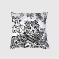 Cerca nel più grande indice di testi integrali mai esistito. Cuscino Stampato 40x40 Cm Disegno Tigre Bianco E Nero Bella Vita Store