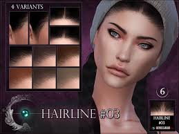#1 old 9th feb 2015 at 4 . The Sims Resource Hairline 03