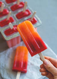 Orange Strawberry Sunrise Popsicles Treat Yourself With Homemade Popsicles This Summer We Love In 2021 Homemade Popsicles Popsicle Recipes Healthy Popsicle Recipes