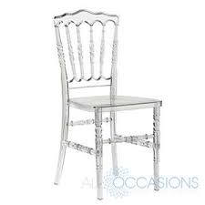 crystal napoleon chair all occasions party rental napoleon chair chair transparent chair