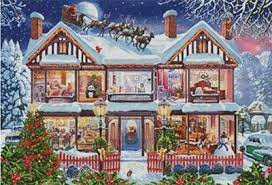 A list of cross stitch patterns available at everything cross stitch. Christmas House 2 Cross Stitch Pattern