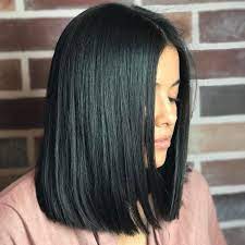Frisuren Mittellanges Haar Schwarze Glatte Haare Langer Bob Lob Frisuren Mittellanges Haar Haarschnitt Bob Frisur Glatt Mittellange Haare Frisuren Einfach