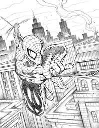 Spiderman Swinging Over The City By Robertmarzullo Deviantart Com On Deviantart Spiderman Art Sketch Spiderman Sketches Spiderman Drawing