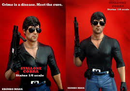 City cop is on the trail of a serial killer. Sylvester Stallone Cobra Action Figure Sylvester Stallone Action Cinema Stallone Cobra
